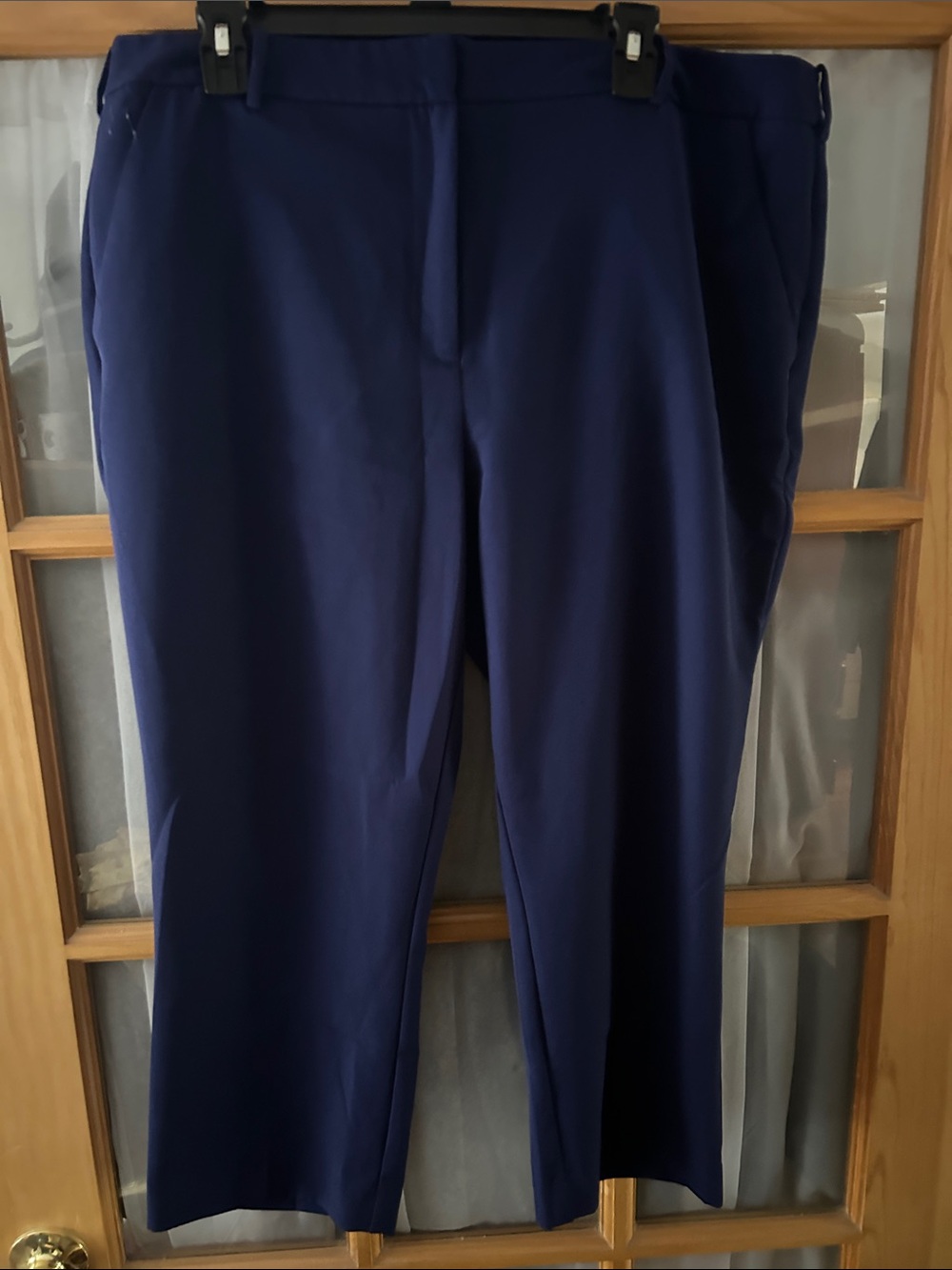 APT 9 Women’s Navy Dress Pants - Classic Straight Fit